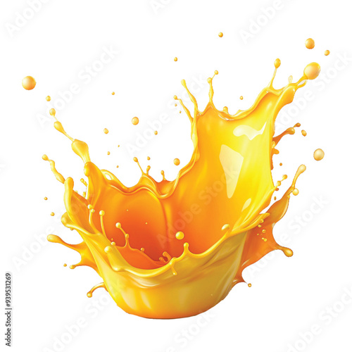 orange juice splash png
