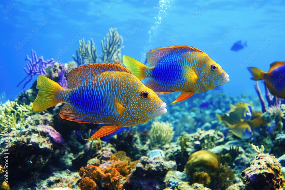 Snorkel Cozumel. Underwater Diving Adventure in the Blue Waters of Mexico Snorkel Cozumel. Underwater Diving Adventure in the Blue Waters of Mexico