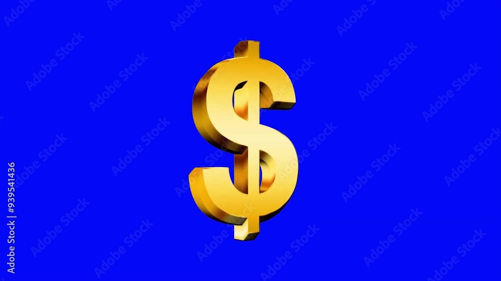 3d animated dollar symbol green screen 3d animated dollar symbol green screen