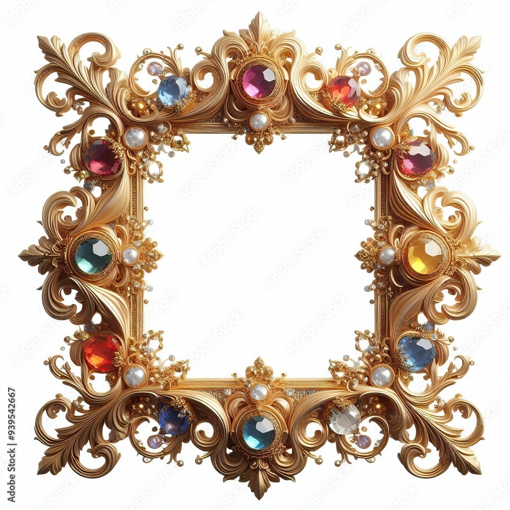 golden ornament frame and corner design.
generative AI golden ornament frame and corner design.
generative AI
