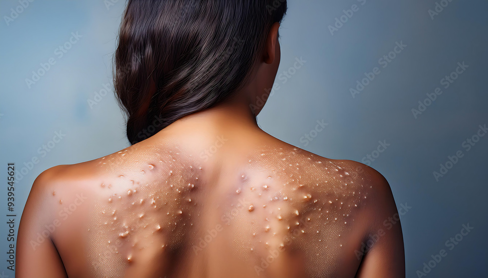 black person back monkeypox rash black person back monkeypox rash