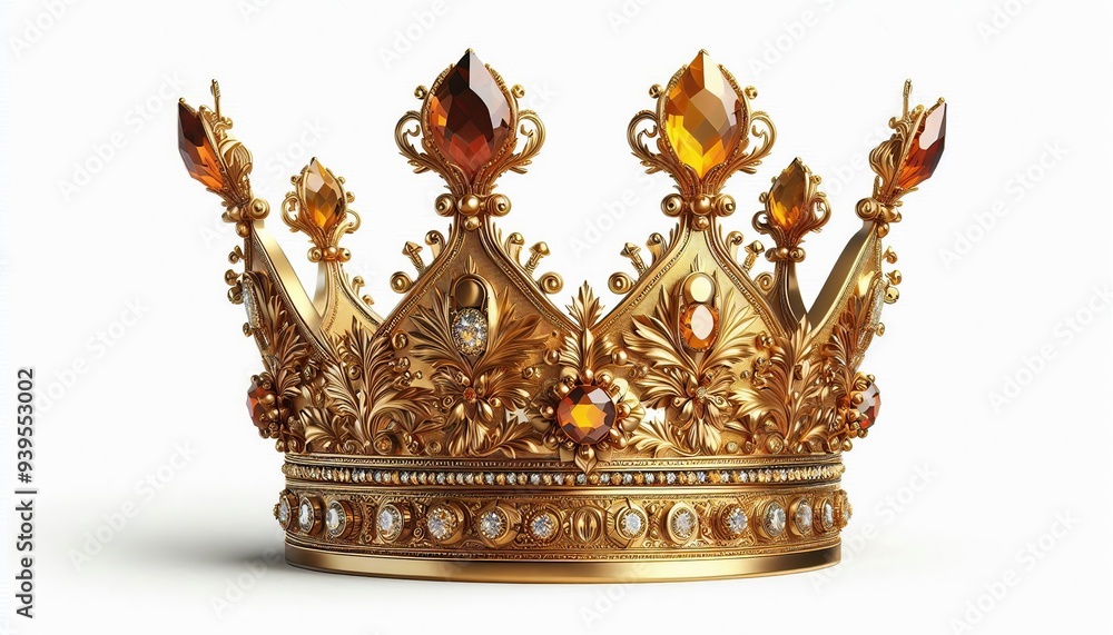 golden crown. generative AI golden crown. generative AI
