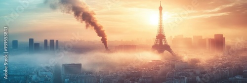 Paris Climate Accord. Agreement on Carbon Emission Reduction for Global Climate Change photo