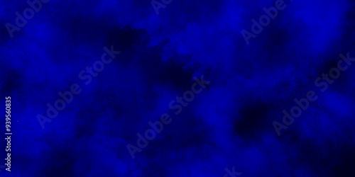 abstract watercolor paper textured illustration with splashes, Seamless and abstract blue grunge texture with blue stains, Creative paint gradients, splashes and stains for presentation and cover,	