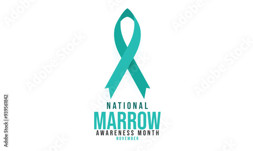 National Marrow awareness month. background, banner, card, poster, template. Vector illustration.