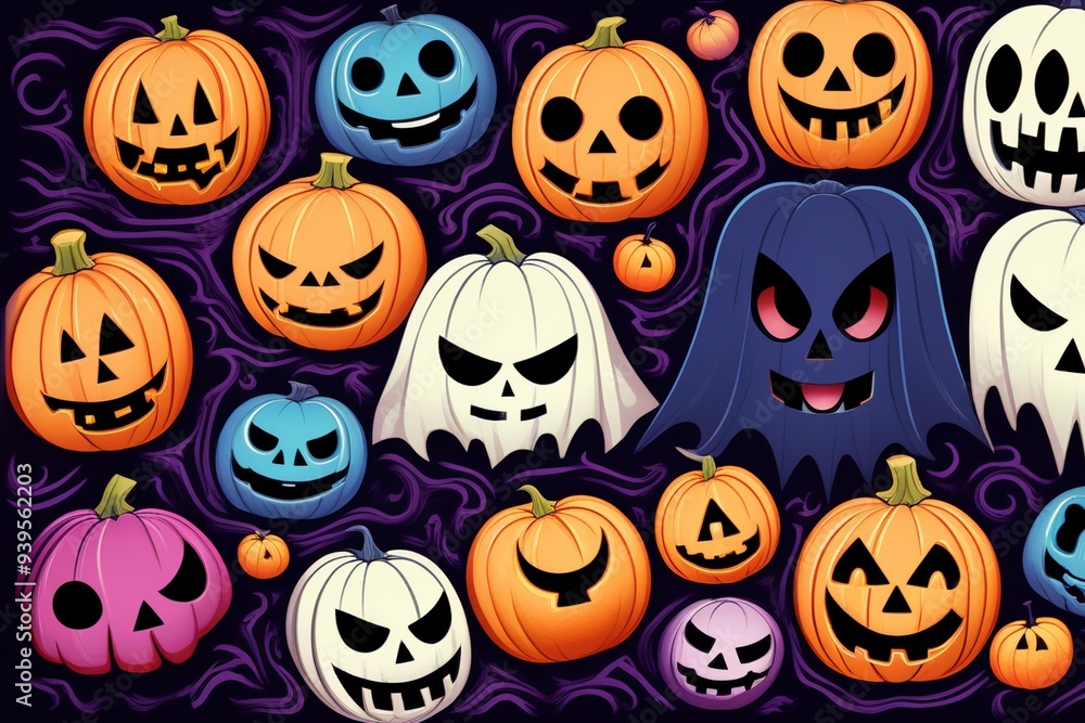 halloween seamless pattern halloween seamless pattern