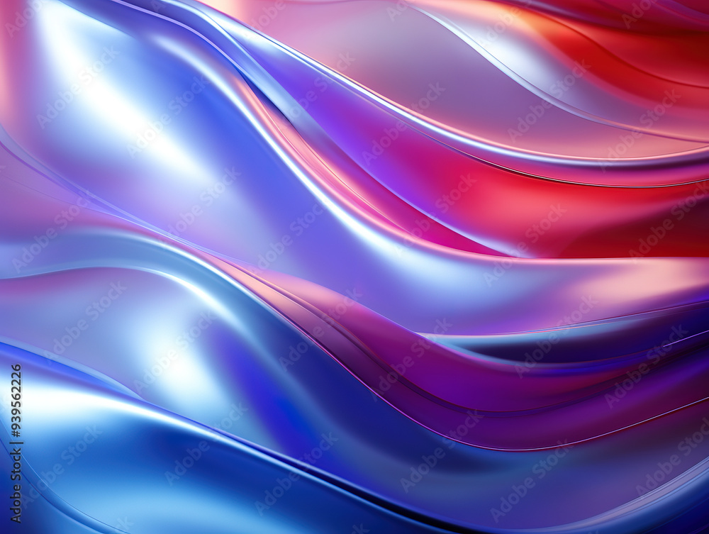 Outstanding Close Up Wavy Iridescent Holographic Texture Outstanding Close Up Wavy Iridescent Holographic Texture