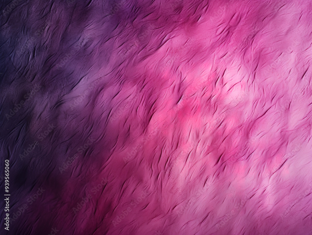 Fototapeta premium Exceptional mulberry paper, soft grunge texture, pink purple dark black gradient background