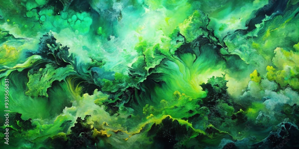 Abstract Green Swirls An Exploration in Texture and Form, abstract art , green art , abstract background , ink art Abstract Green Swirls An Exploration in Texture and Form, abstract art , green art , abstract background , ink art