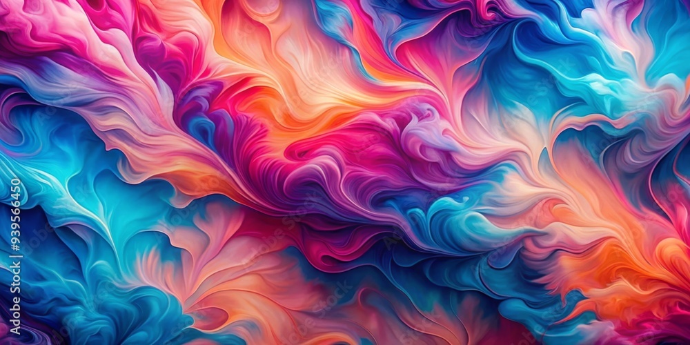 Abstract Swirls of Color, digital art, abstract background, vibrant, colorful, paint Abstract Swirls of Color, digital art, abstract background, vibrant, colorful, paint