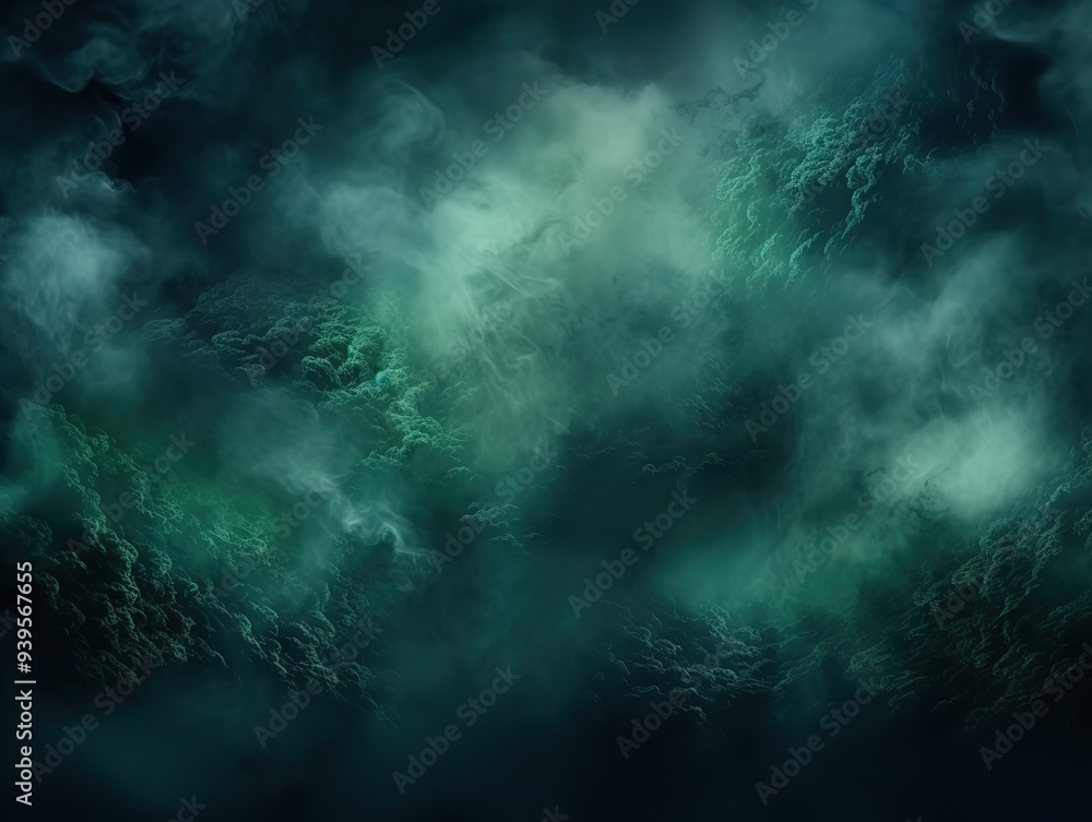 Gorgeous Dark dense green cloud of haze Gorgeous Dark dense green cloud of haze