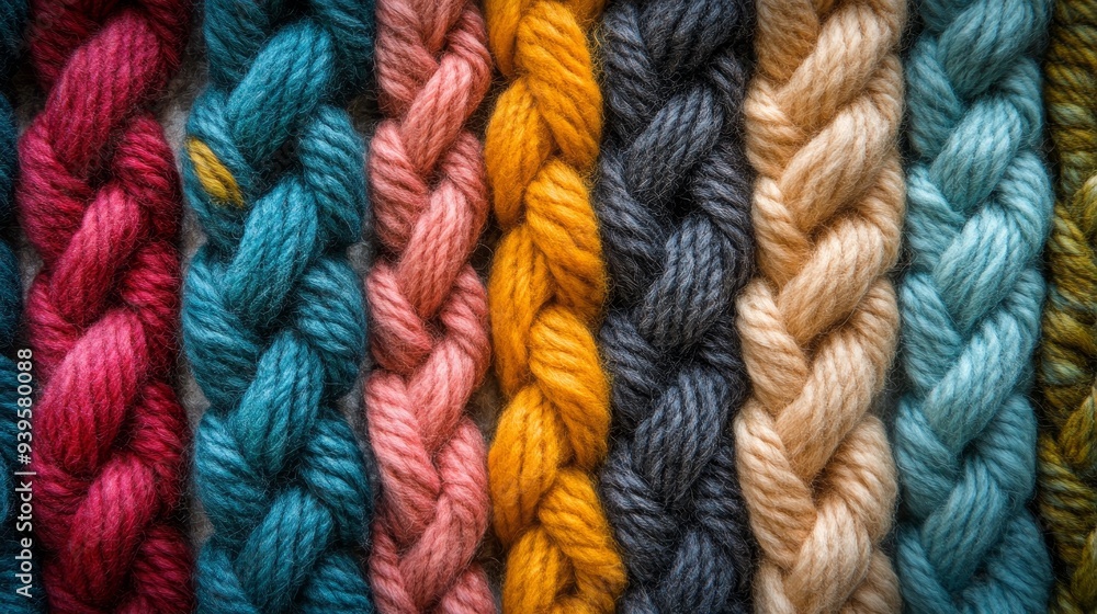 Knit wooly cozy ropes texture background horizontal composition Knit wooly cozy ropes texture background horizontal composition