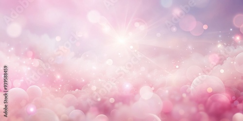 Pink Dreamy Bokeh Background with Soft Glow and Sparkling Lights, bokeh, background, dreamy, soft glow