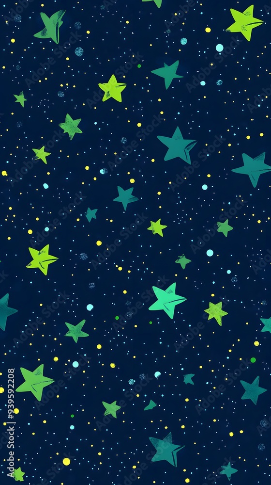 Green Stars on Blue Background, Abstract Image, Texture, Pattern, Wallpaper, Cover and Screen of Smartphone, Cell Phone, Computer, Laptop, 9:16 and 16:9 Format Green Stars on Blue Background, Abstract Image, Texture, Pattern, Wallpaper, Cover and Screen of Smartphone, Cell Phone, Computer, Laptop, 9:16 and 16:9 Format