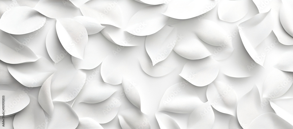 White Leaf Pattern. White Leaf Pattern.