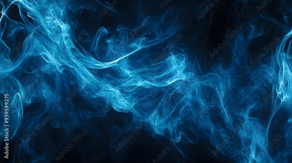Blue Smoke on Black Background, Abstract Image, Texture, Pattern, Wallpaper, Cover and Screen of Smartphone, Cell Phone, Computer, Laptop, 9:16 and 16:9 Format Blue Smoke on Black Background, Abstract Image, Texture, Pattern, Wallpaper, Cover and Screen of Smartphone, Cell Phone, Computer, Laptop, 9:16 and 16:9 Format