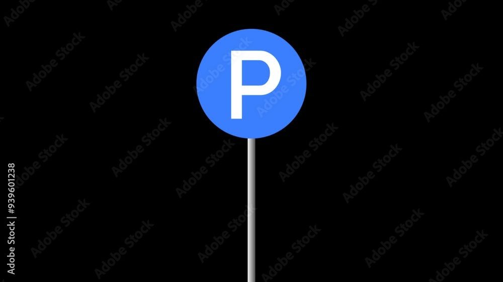 traffic sign, Road signs icon Animation Alpha Video traffic sign, Road signs icon Animation Alpha Video