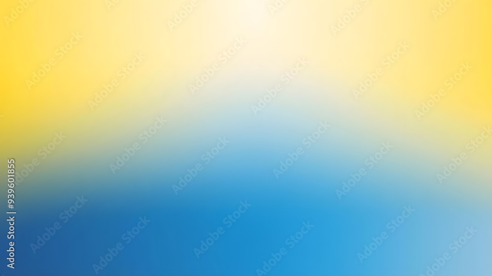 Obraz premium Gradient, Blue and Yellow Waveforms, Abstract Image, Texture, Pattern, Wallpaper, Smartphone Cover and Screen, Cell Phone, Computer, Laptop, 9:16 and 16:9 Format