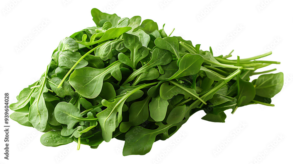 Arugula on a transparent background Arugula on a transparent background