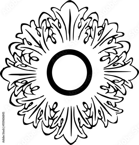 Circular Baroque Ornament
