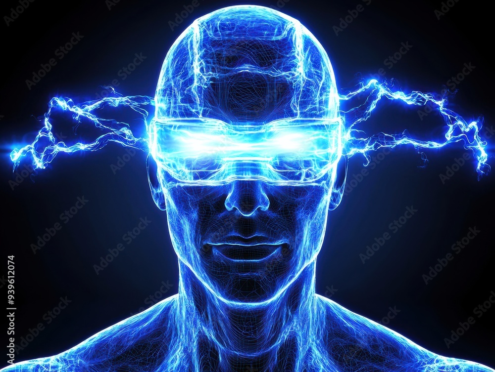 Person with shadowy stress aura, light emerging through therapy and support, 3D illustration Person with shadowy stress aura, light emerging through therapy and support, 3D illustration