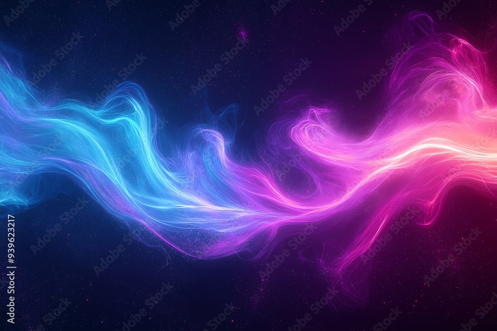 Fototapeta premium Aurora abstract background