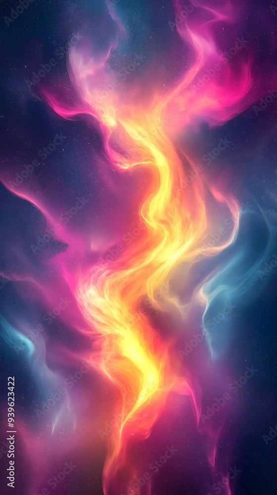 Fototapeta premium Aurora abstract background