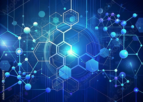 Dynamic Molecular Structures Illustrating Chemical Interactions Data Visualization Technology