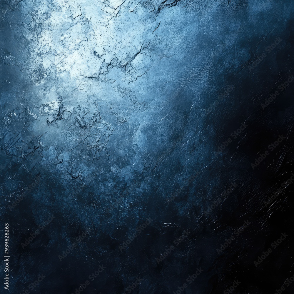 Abstract image with a blend of dark blue and subtle light blue textures. Abstract image with a blend of dark blue and subtle light blue textures.