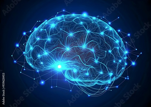 Innovative Digital Brain Network Neural Connections Intelligence Technology