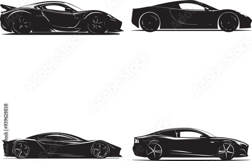 Minibus icon. Black silhouette. Side view. Vector simple flat graphic illustration. Isolated object on a white background