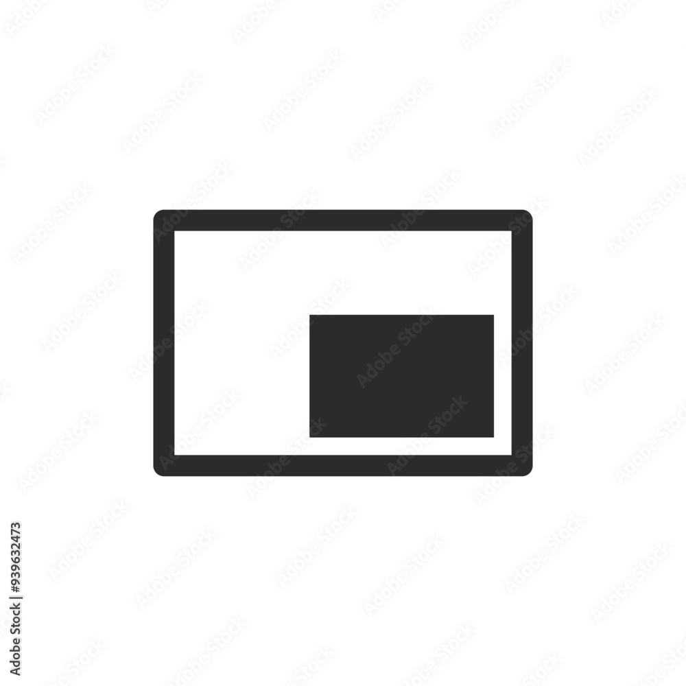 Expand and reduce screen for User Interface illustration isolated. Editable size. Vector icon in flat style Expand and reduce screen for User Interface illustration isolated. Editable size. Vector icon in flat style