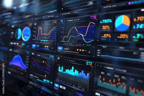 Comprehensive dashboard visualizing key performance in indicators