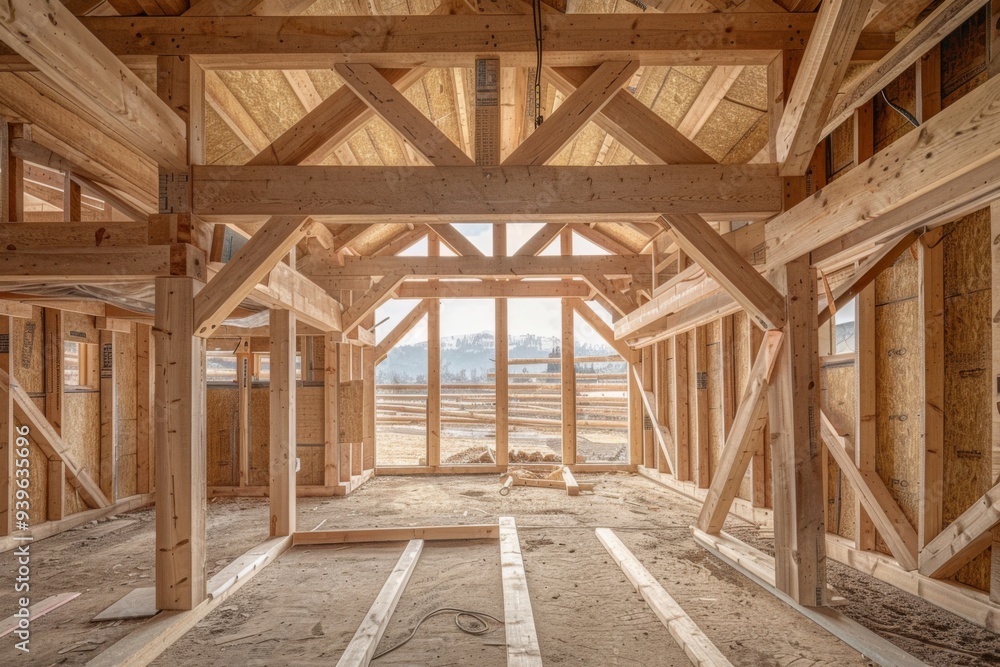 Traditional techniques for building a timber frame house Traditional techniques for building a timber frame house