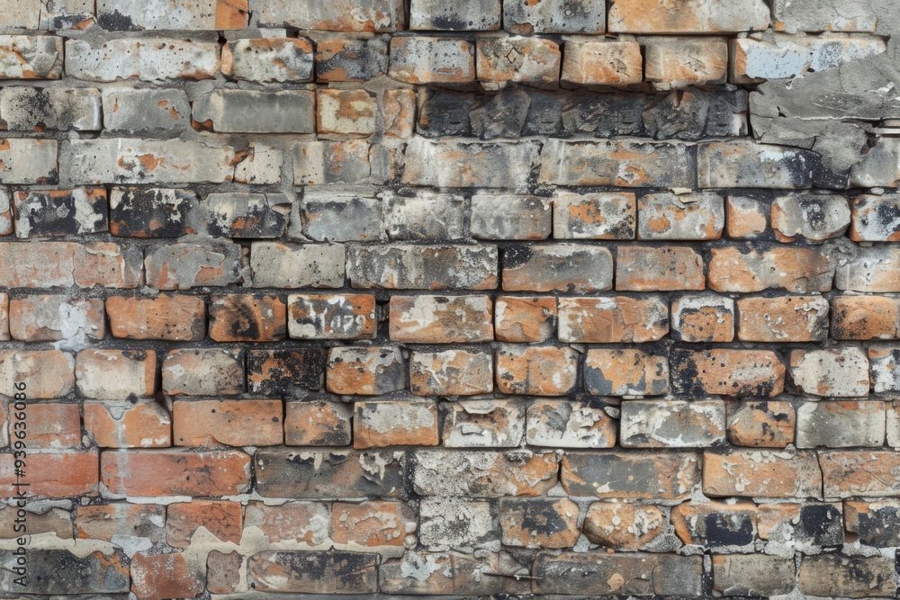 Old weathered brick wall texture background Old weathered brick wall texture background