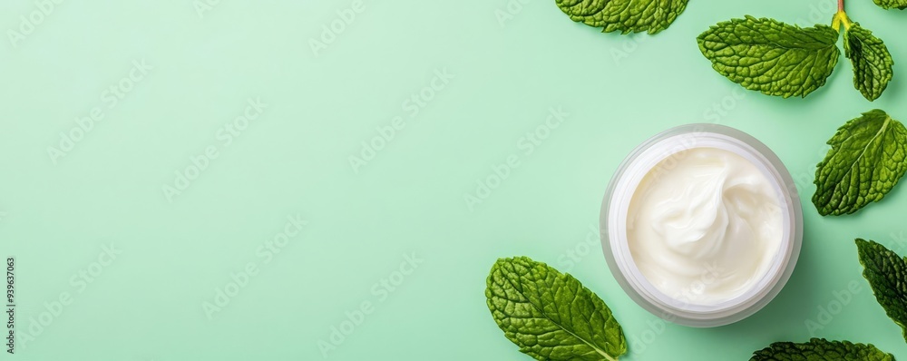 Shampoo cream with a refreshing, minty scent, cooling hair care, aromatic and light Shampoo cream with a refreshing, minty scent, cooling hair care, aromatic and light