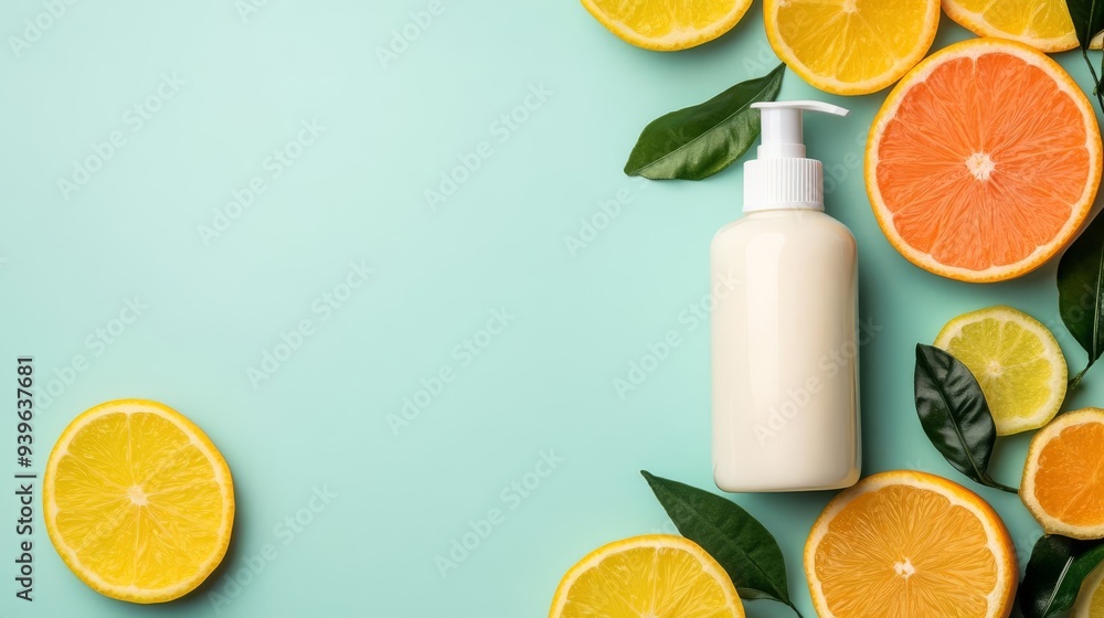 Shampoo cream with a fresh, citrus scent, refreshing hair care, aromatic and light Shampoo cream with a fresh, citrus scent, refreshing hair care, aromatic and light