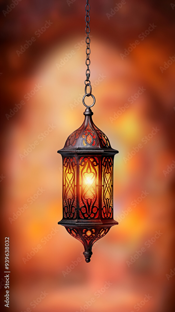 Beautiful, antique lantern on a brown background. High quality photo Beautiful, antique lantern on a brown background. High quality photo