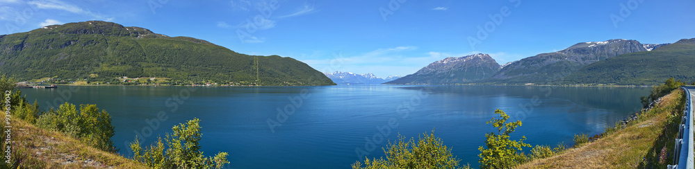 Landscape at the road E6 at Skarvdalen in Troms county, Norway, Europe
Landscape at the road E6 at Skarvdalen in Troms county, Norway, Europe