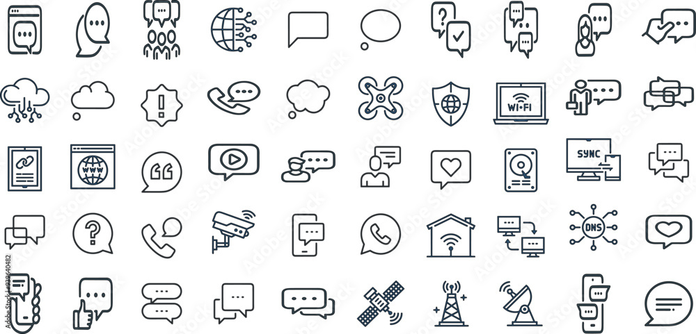 COMMUNICATION EDITABLE ICON COMMUNICATION EDITABLE ICON