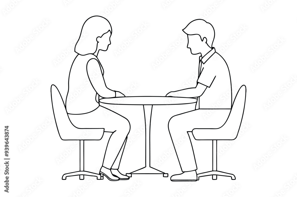 Meetings icon line art with editable vector collections Meetings icon line art with editable vector collections