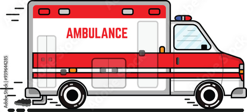 Ambulance Vector Illustration