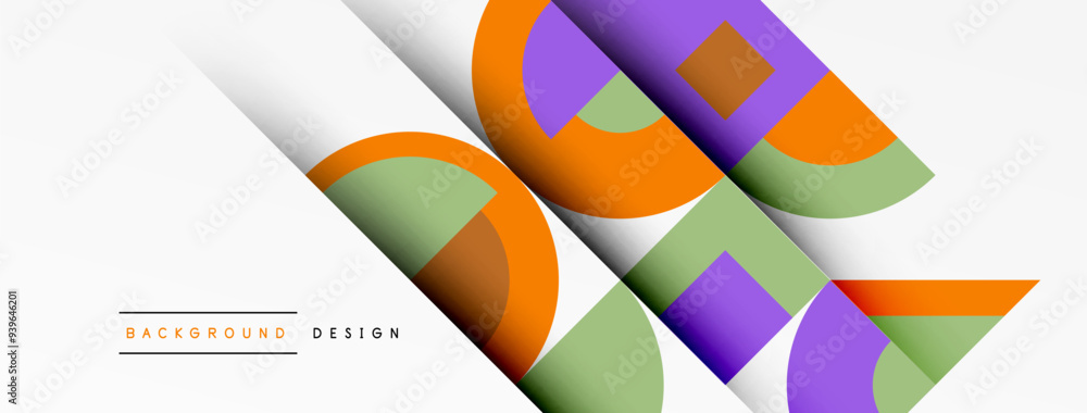 Modern geometrical abstract background - circles. Business or technology presentation design Modern geometrical abstract background - circles. Business or technology presentation design