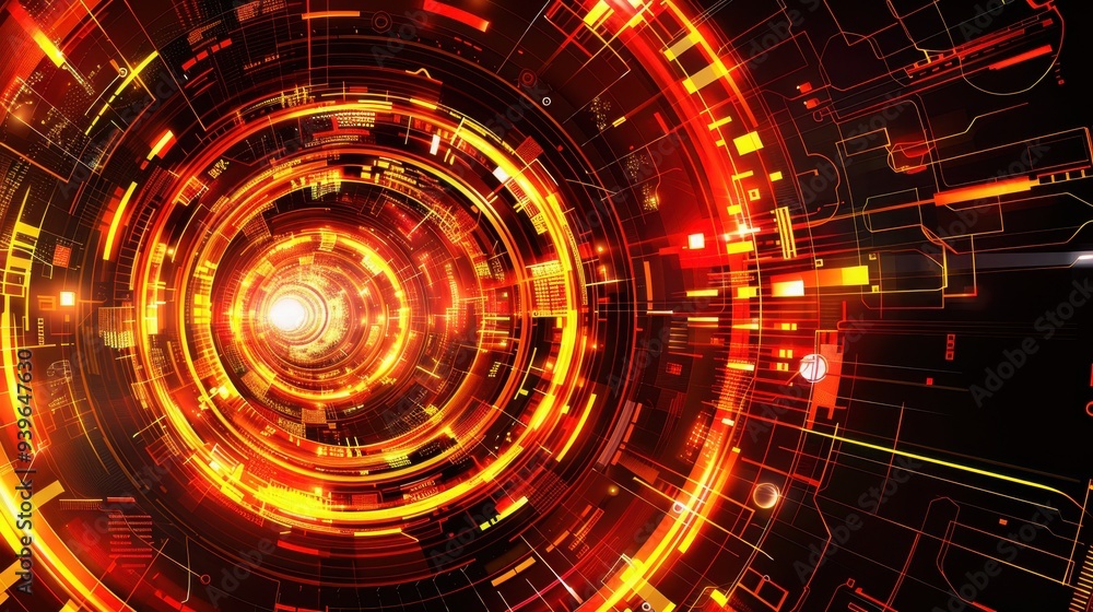 Abstract concept presents a circle background. The geometry is circular and colorful. Abstract concept presents a circle background. The geometry is circular and colorful.