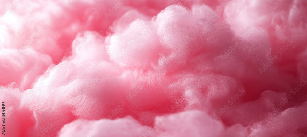 Fototapeta premium Seamless Cotton Candy Pink Pattern