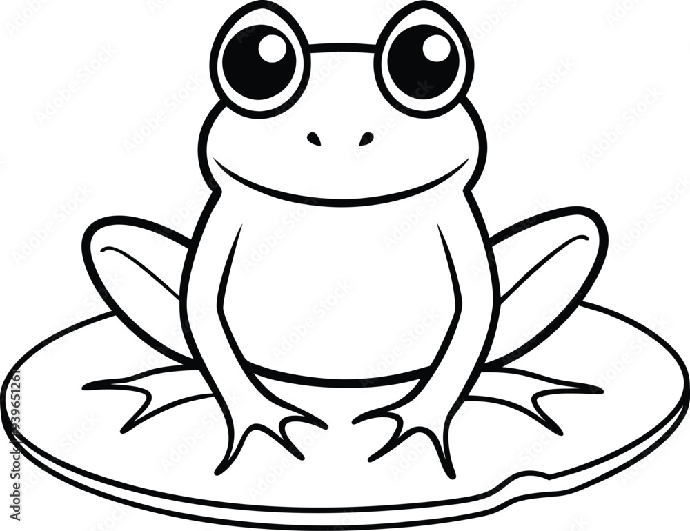 Kids will love this cute frog line art graphic illustration ideal for adding some fun to any coloring book
Kids will love this cute frog line art graphic illustration ideal for adding some fun to any coloring book
