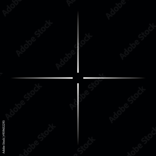 Abstract star icon. Symbol of romance, sky and space. An attribute of astronomy, a symbol of magic.