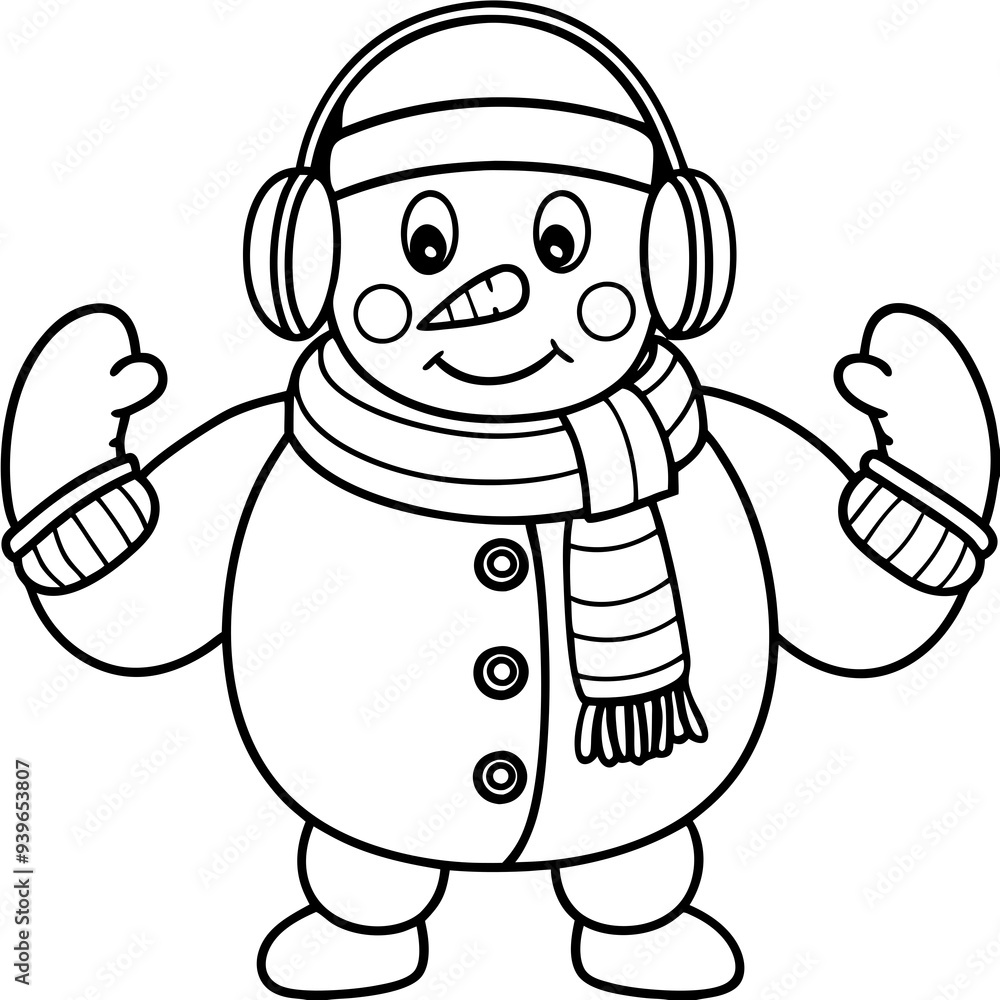 snowman Silhouette Black Vector snowman Silhouette Black Vector
