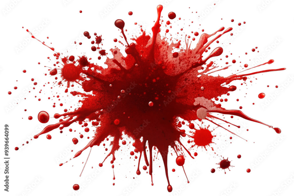 A high-resolution clip art image depicting a blood splatter on a transparent background. This image is ideal for various design projects, from horror and crime scenes to medical illustrations. It symb A high-resolution clip art image depicting a blood splatter on a transparent background. This image is ideal for various design projects, from horror and crime scenes to medical illustrations. It symb