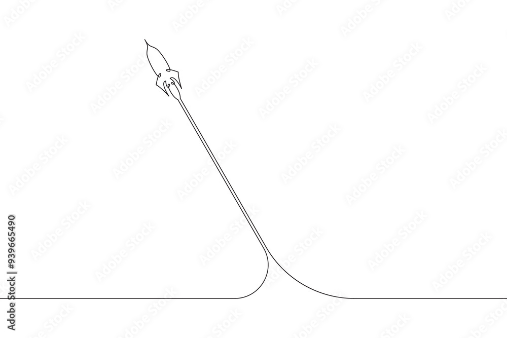 Continuous one line drawing spaceship takeoff. Rocket launch. Space. One continuous line isolated minimal illustration. Continuous one line drawing spaceship takeoff. Rocket launch. Space. One continuous line isolated minimal illustration.